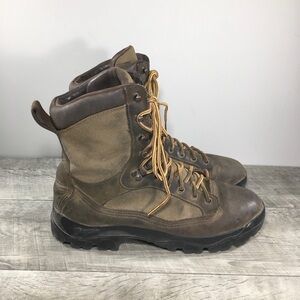 Danner 52200 Big Horn Leather Canvas Work Waterproof GTX Hiking Men’s Boots 10